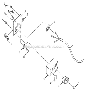 Page E Diagram and Parts List for 315228590  Craftsman Table Saw