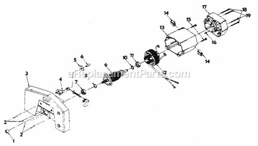 Page C Diagram and Parts List for 31523451  Craftsman Miter Saw