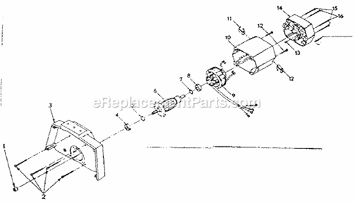 Page E Diagram and Parts List for 31523740  Craftsman Miter Saw