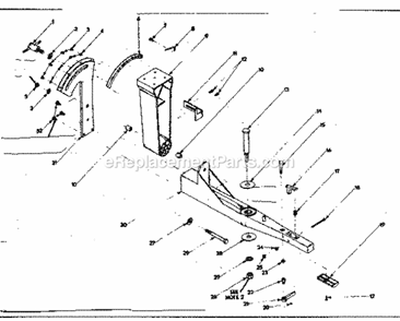 Part Location Diagram of 612157-001 Craftsman Wiper
