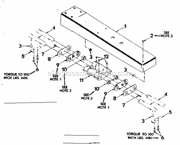 Saw Arm Assembly Diagram and Parts List for 31523743  Craftsman Chop Saw