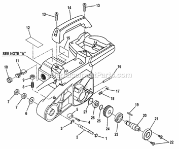 Page D Diagram and Parts List for 315243150  Craftsman Miter Saw
