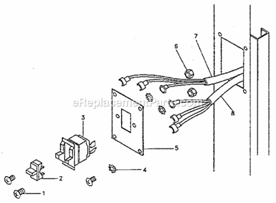 Part Location Diagram of 138500 Craftsman Rocker Key