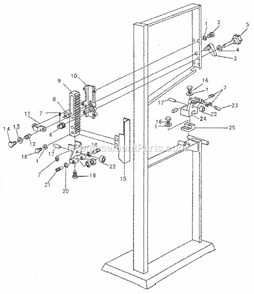 Part Location Diagram of 3647.00 Craftsman Guide Castng