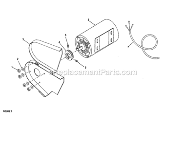 Motor Diagram and Parts List for 315248200  Craftsman Table Saw