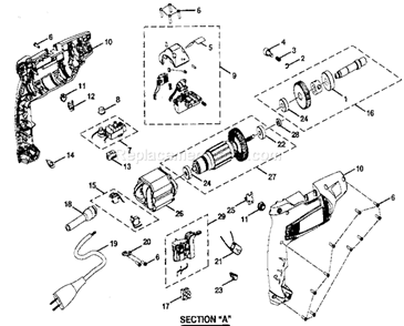 Part Location Diagram of 670158004 Ryobi BUSHING