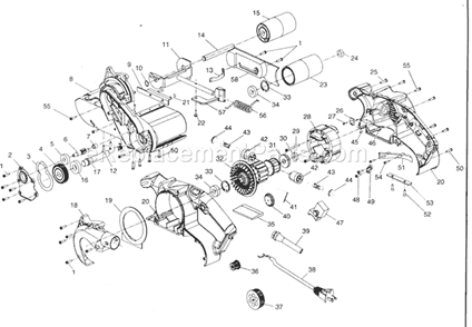 Part Location Diagram of 660008003 Ryobi Screw M3x14mm