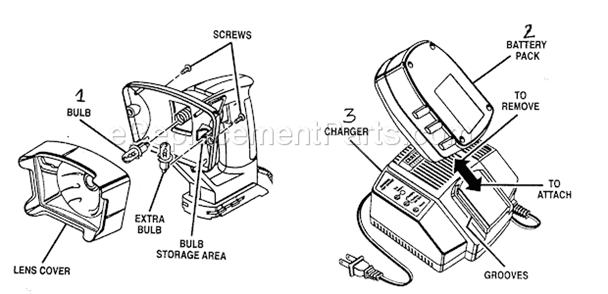 Part Location Diagram of 780287001 Ryobi Bulb