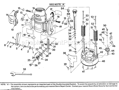 Part Location Diagram of 970864-001 Craftsman C. Shield