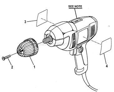 Drill Diagram and Parts List for 315269230  Craftsman Cordless Drill