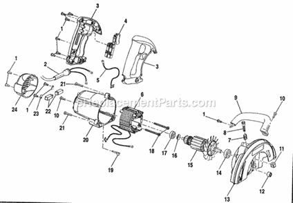 Part Location Diagram of 200215006 Ryobi Field Assembly