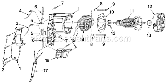 Part Location Diagram of 970148-000 Craftsman Hsg Asy