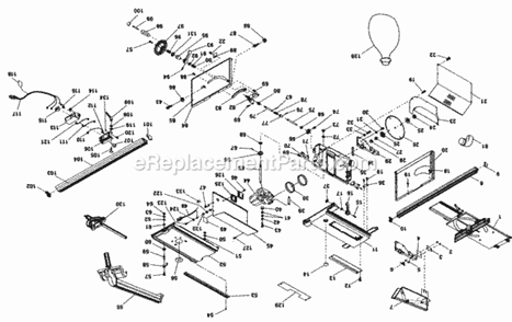 Part Location Diagram of A42001040300 Ryobi Spring Pin