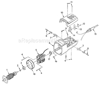Part Location Diagram of 64729 Craftsman Grinding Points 1"