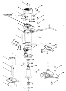 Part Location Diagram of 671277002 Ryobi Cutter w/Bearing