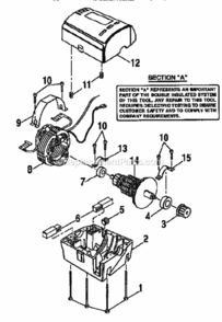 Page B Diagram and Parts List for 315277160  Craftsman Planer Jointer