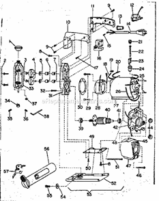 Unit Parts Diagram and Parts List for 31527722  Craftsman Jig Saw
