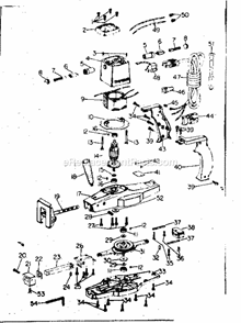 Unit Parts Diagram and Parts List for 31527871  Craftsman Reciprocating Saw