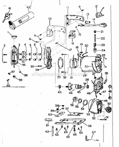 Unit Parts Diagram and Parts List for 31527990  Craftsman Jig Saw