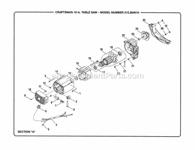 Part Location Diagram of 089037007050 Ryobi Brush Holder