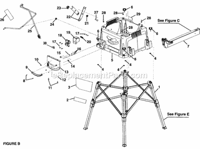 Part Location Diagram of 089037008019 Ryobi Cam (4 mm)