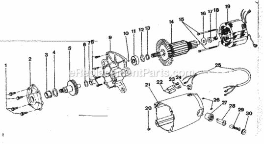 Part Location Diagram of 2-614400-01 Craftsman Cup Washer