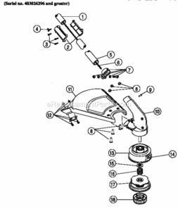 Page F Diagram and Parts List for 315742260  Craftsman Leaf Blower / Vacuum