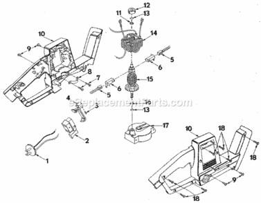 Part Location Diagram of 967828-001 Craftsman Button