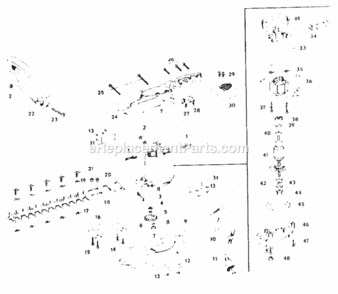 Page A Diagram and Parts List for 31581520  Craftsman Hedge Trimmer