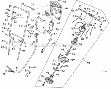 Part Location Diagram of 1-706239-824 Craftsman Washer