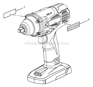 Page A Diagram and Parts List for 315ID2000  Craftsman Impact Driver