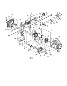 Part Location Diagram of 753-06833 MTD Housing rr
