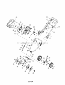 Part Location Diagram of 747-04376A-0637 MTD Guide Rod