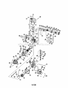 Page A Diagram and Parts List for 316292711  Craftsman Cultivator