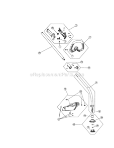 Page B Diagram and Parts List for 316711170  Craftsman Trimmer