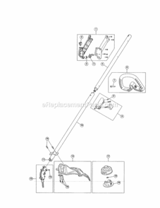 Page B Diagram and Parts List for 316711191  Craftsman Trimmer