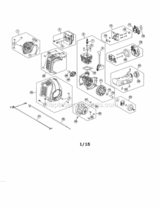 Page A Diagram and Parts List for 316711201  Craftsman Trimmer
