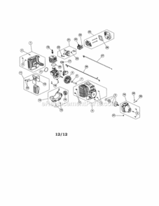 Page A Diagram and Parts List for 316711471  Craftsman Trimmer