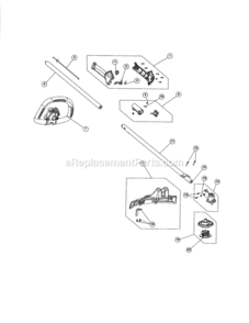Page B Diagram and Parts List for 316711930  Craftsman Trimmer