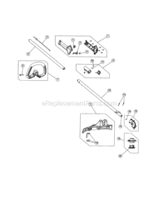 Page B Diagram and Parts List for 316711970  Craftsman Trimmer