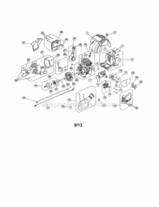 Part Location Diagram of 753-08210 MTD Module asm tec