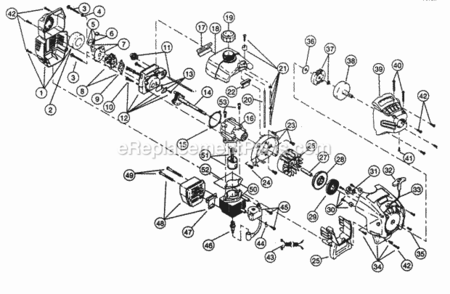 Part Location Diagram of 791-182798 MTD Wire Leads and Sleeve
