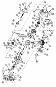 Page B Diagram and Parts List for 31674556  Craftsman Trimmer