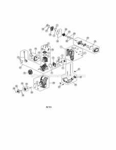 Page E Diagram and Parts List for 316773800  Craftsman Edger