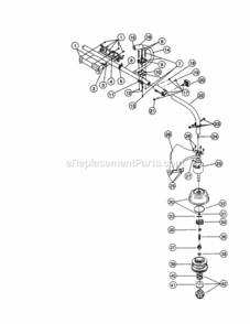 Page B Diagram and Parts List for 316790101  Craftsman Trimmer