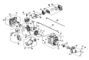 Short Block Starter Housing Diagram and Parts List for 316791020  Craftsman Trimmer