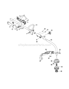 Part Location Diagram of 791-153064 MTD D-Handle Assembly (includes 9)
