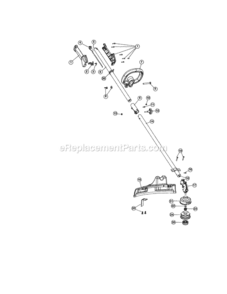 Page B Diagram and Parts List for 31679112  Craftsman Trimmer