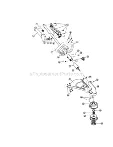 Part Location Diagram of 753-04089 MTD Lower Drive Shaft Housing Assembly