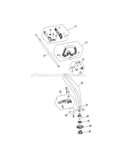 Page B Diagram and Parts List for 316791150  Craftsman Trimmer